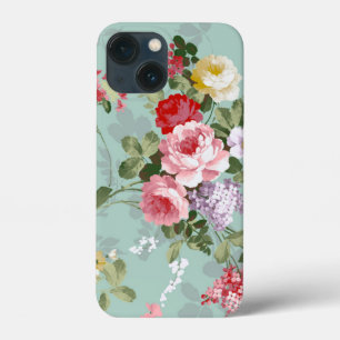 Vintage elegant pink red roses floral pattern Case
