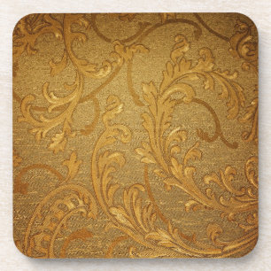 Vintage,elegant,rustic golden, victorian,velvet coaster