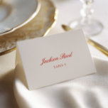 Vintage Elegant Wedding Guest Place Card<br><div class="desc">Add a touch of timeless charm to your wedding reception with these vintage elegant guest place cards. Featuring a classic design,  they help guests find their seats while enhancing your table decor with sophistication. Perfect for weddings,  formal dinners,  and special celebrations. Personalise with names for a refined finishing touch.</div>