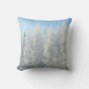 Vintage Elegant Winter Wonderland Decorative Cushion