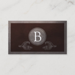 Vintage Elements (cabernet red) Business Card