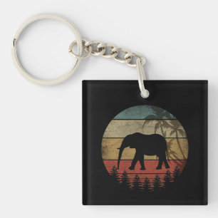 VINTAGE ELEPHANT KEY RING