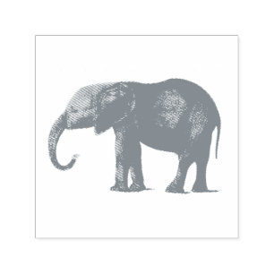 VINTAGE ELEPHANT RUBBER STAMP