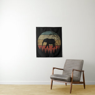 VINTAGE ELEPHANT TAPESTRY