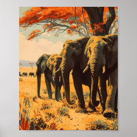 Vintage Elephants