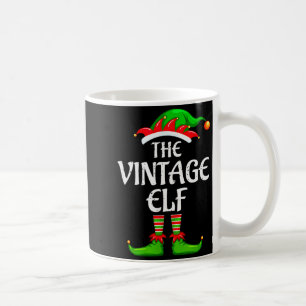 Vintage Elf Matching Family Group Christmas Party  Coffee Mug