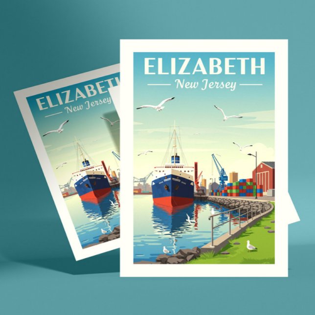 Vintage Elizabeth New Jersey Postcard (Creator Uploaded)