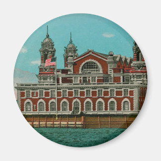Vintage Ellis Island, New York City Magnet