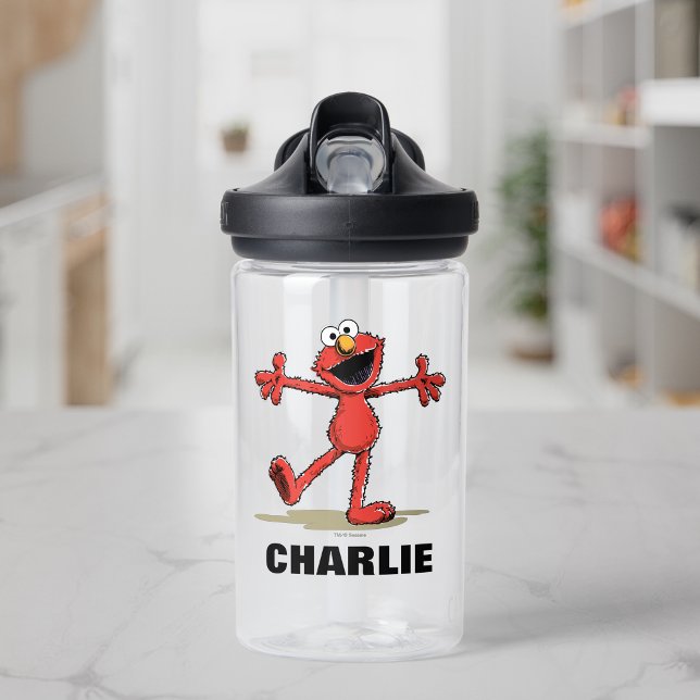 Vintage Elmo | Add Your Name Water Bottle (Creator Uploaded)