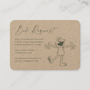 Vintage Elmo Baby Book Request Insert