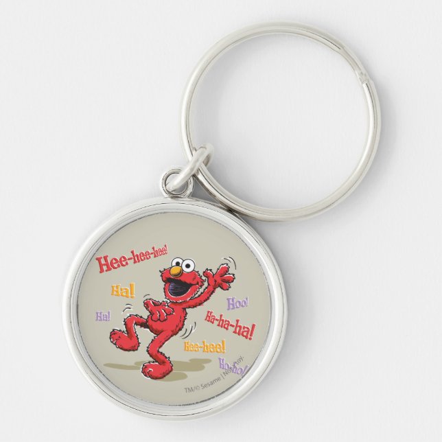 Vintage Elmo Hee-hee! Key Ring (Front)