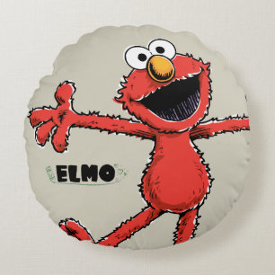 Vintage Elmo Round Cushion