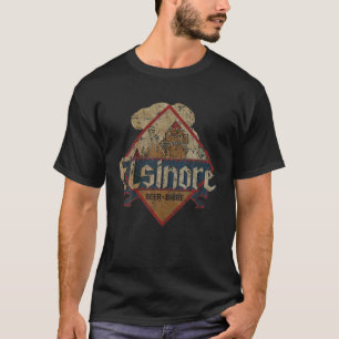 Vintage ELSINORE BEER 1983 For Mens, Distressed T-Shirt
