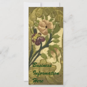 Vintage Embroidered Leaves Flowers 2012 Calendar