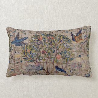 Vintage Embroidery Pomegranates On Trellis Cushion