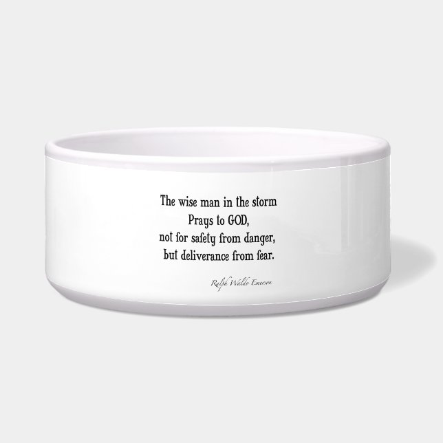 Vintage Emerson Inspirational Courage Quote (Front)