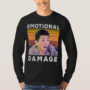 Vintage Emotional Damage The Asian Guy Meme Humour T-Shirt