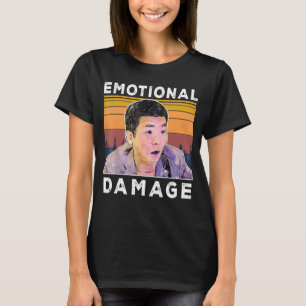 Vintage Emotional Damage The Asian Guy Meme Humour T-Shirt