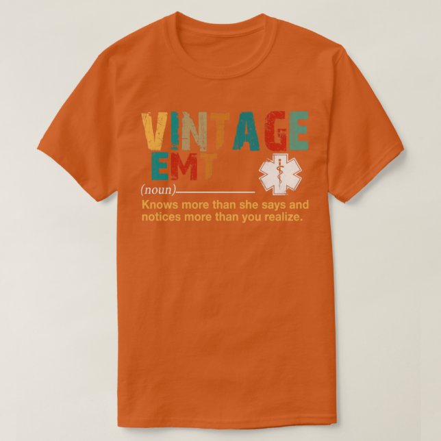 Vintage EMT T-Shirt (Design Front)