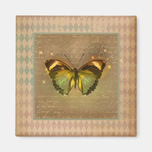 Vintage Enchanted Butterfly Magnet