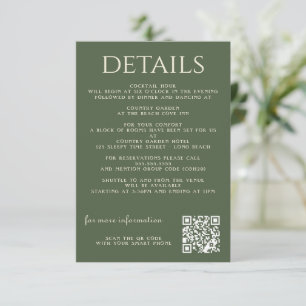 Vintage Enchanted Forest Enclosure Card