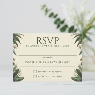 Vintage Enchanted Forest RSVP Card