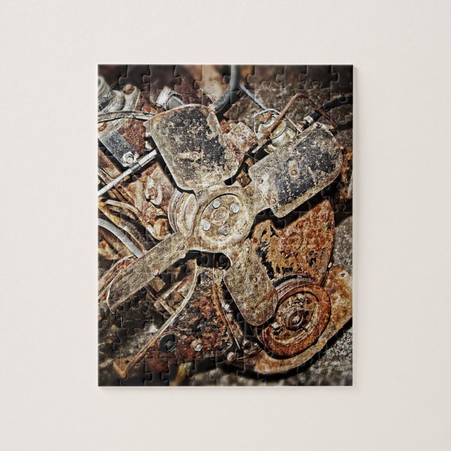 Vintage Engine Jigsaw Puzzle (Vertical)