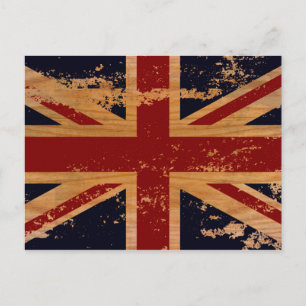 Vintage England Flag 2 Postcard
