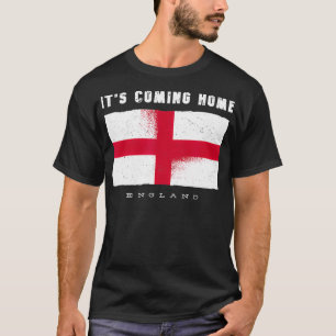 Vintage England Flag Its Coming Home For Lovres T-Shirt