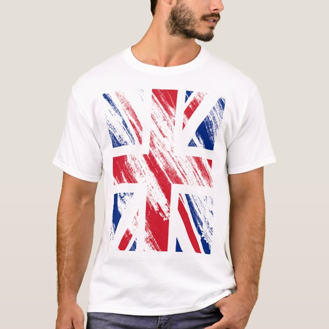 Vintage England Flag  T-Shirt (Front)