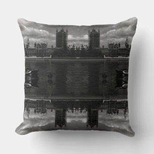 Vintage England London parliament houses 70s Noteb Cushion