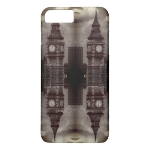 Vintage England London post office tower Big ben iPhone 8 Plus/7 Plus Case