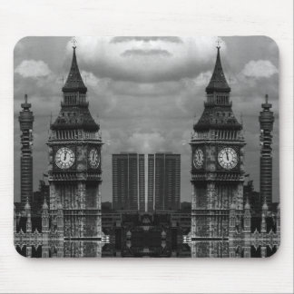 Vintage England London post office tower Big ben M Mouse Mat