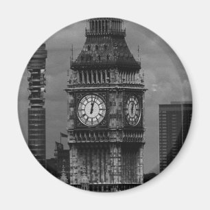 Vintage England London post office tower Big ben Magnet