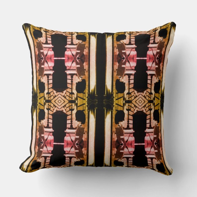 Vintage England London sentry at Buckingham Mouse  Cushion (Front)