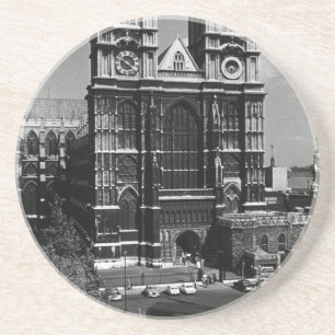 Vintage England London Westminster Abbey 1970 Coaster