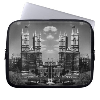 Vintage England London Westminster Abbey 1970 iPad Laptop Sleeve