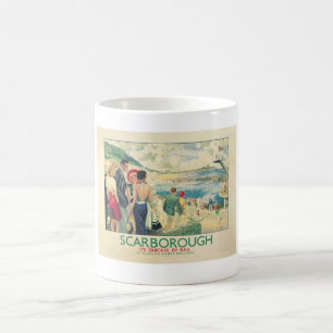 Vintage England scarborough Advert Coffee Mug