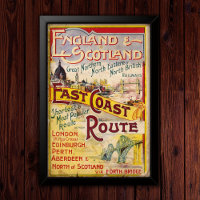 Vintage England & Scotland Rail Advertising