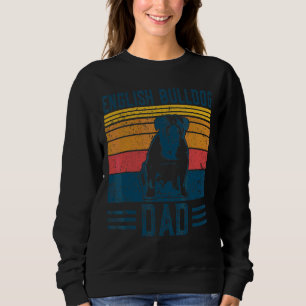 Vintage English Bulldog Dad Sweatshirt