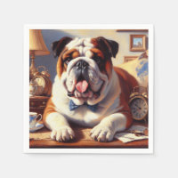 Vintage English Bulldog Illustration