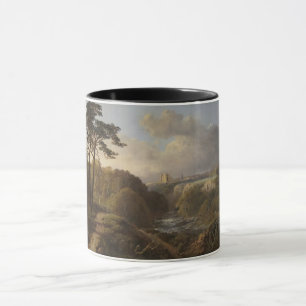 Vintage English Landscape in Derbyshire County Mug