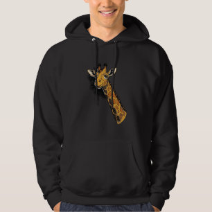 Vintage Engraved Cute Giraffe Shirt Design_1