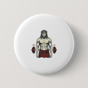 Vintage Engraved Faith Strength Graphic Design_1 6 Cm Round Badge