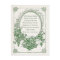 Vintage Engraved Irish Blessing with Floral Frame
