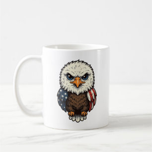 Vintage Engraved Patriotic Baby Eagle Shirt_1 Coffee Mug