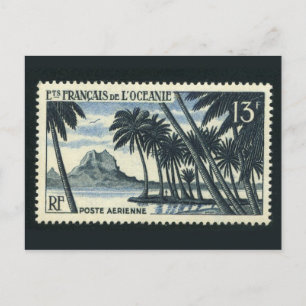 Vintage Engraved Stamp Postcard