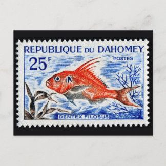 Vintage Engraved Stamp Postcard