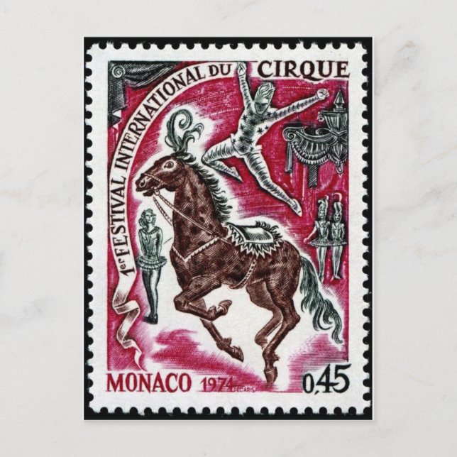 Vintage Engraved Stamp Postcard (Front)