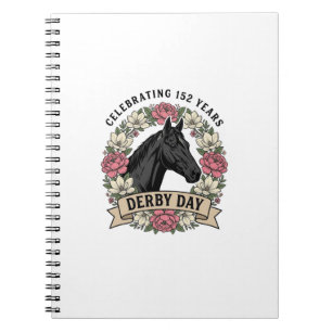 Vintage Engraving Fire Horse Graphic Design Notebook